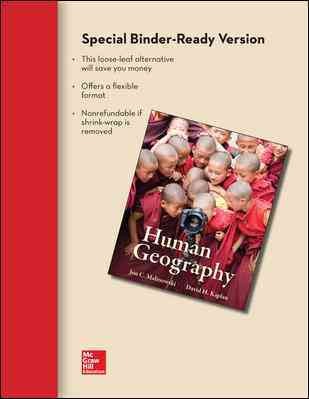 Loose Leaf Human Geography with Connect Access Card
