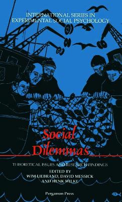 Social Dilemmas: Theoretical Issues and Research Findings