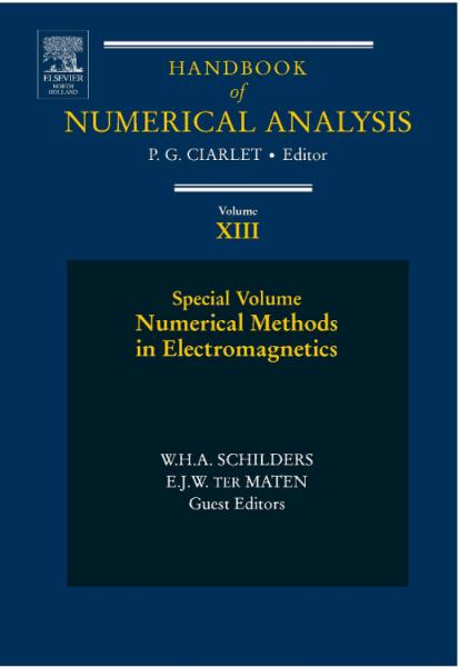 Numerical Methods in Electromagnetics: Special Volume