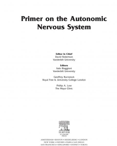 Primer on the Autonomic Nervous System
