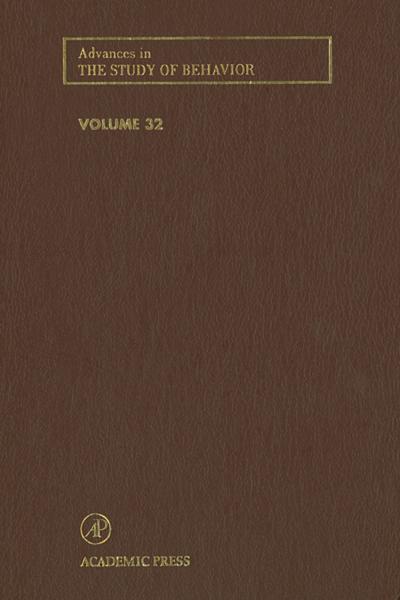 Advances in the Study of Behavior