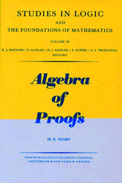 Algebra of Proofs