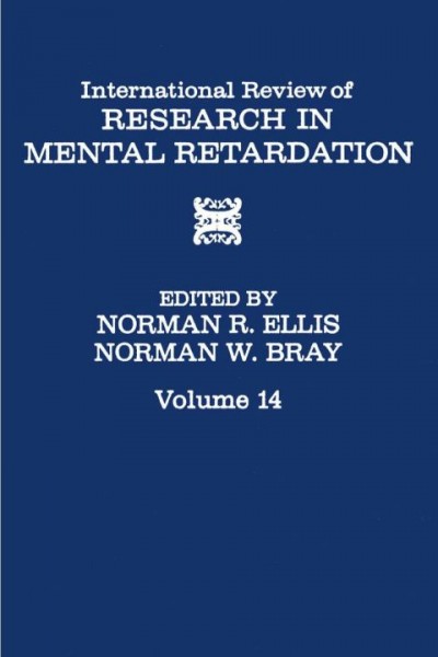 International Review of Research in Mental Retardation, v. 14
