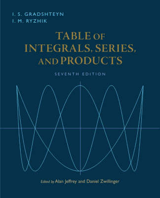 Table of Integrals, Series, and Products 7th edition