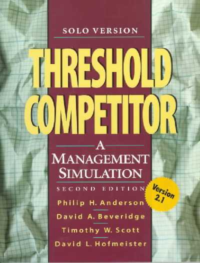 Threshold Competitor: Solo Version 2nd edition