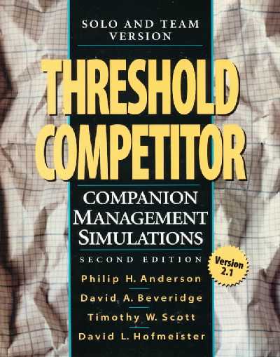 Threshold Competitor: Team and Solo Versions 2nd edition