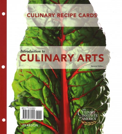 Recipe Cards for Introduction to Culinary Arts 2nd ed.