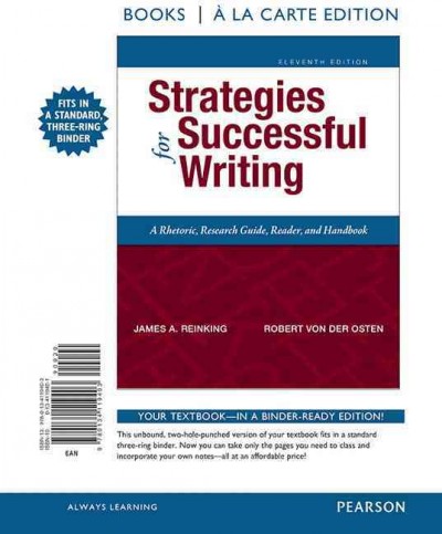Strategies for Successful Writing, Books a la Carte Edition 11th ed.