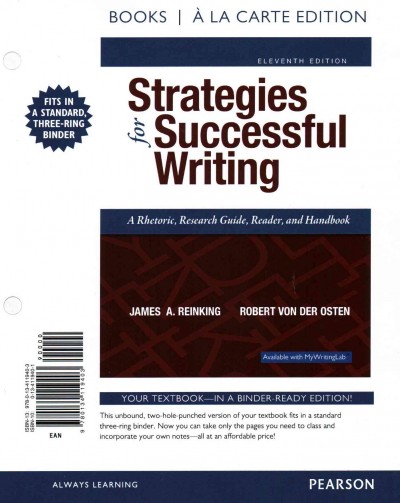 Strategies for Successful Writing, Books a la Carte Edition Plus Mylab  Writing with Pearson Etext -- Access Card Package 11th ed.