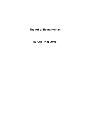 Art of Being Human: The Humanities as a Technique for Living -- Books a la Carte 11th ed.