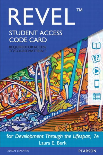 New Mylab Human Development with Pearson Etext -- Standalone Access Card --  For Development Through the Lifespan 7th ed.