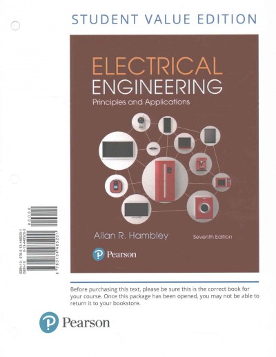 Electrical Engineering: Principles & Applications 7th ed.