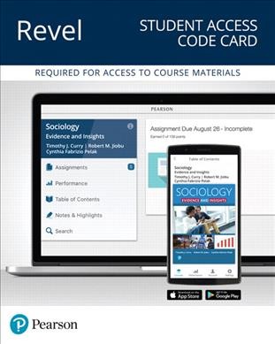 Revel for Sociology: Evidence and Insights -- Access Card
