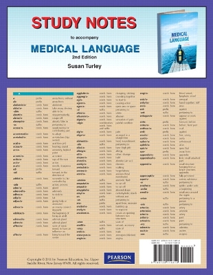 Study Notes for Medical Language 2nd edition