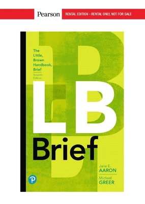 Little, Brown Handbook, The, Brief Edition 7th edition