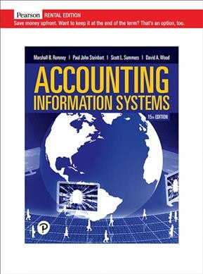 Accounting Information Systems [ rental Edition] 15th ed.