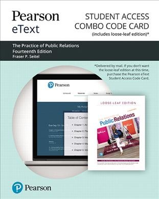 Pearson Etext for the Practice of Public Relations -- Combo Access Card 14th ed.