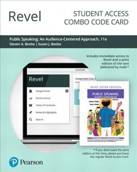 Revel for Public Speaking: An Audience-Centered Approach -- Combo Access Card 11th ed.