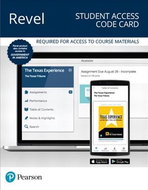 Government in America, 2018 Elections and Updates Edition plus Texas Tribune,  Texas Experience -- Access Card 17th ed.