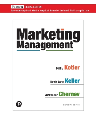 Marketing Management 16th edition