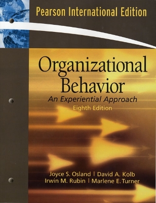 Organizational Behavior: An Experiential Approach: International Edition 8th edition
