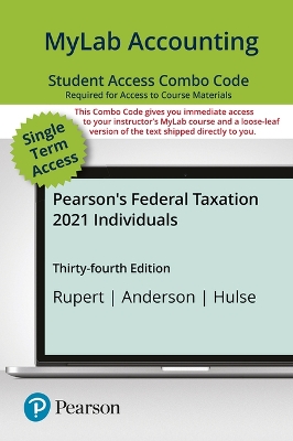 Mylab Accounting with Pearson Etext -- Combo Access Card -- For Pearson's  Federal Taxation 2021 Individuals 34th ed.
