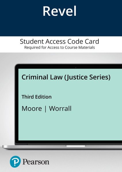 Revel for Criminal Law (Justice Series) -- Access Card 3rd ed.