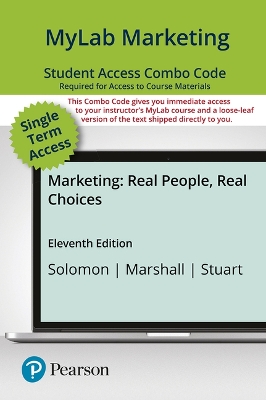 Mylab Marketing with Pearson Etext -- Combo Access Card -- For Marketing: Real People, Real Choices 11th ed.