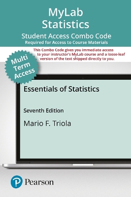 Mylab Statistics with Pearson Etext -- 24 Month Combo Access Card -- For  Essentials of Statistics 7th ed.
