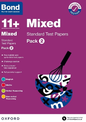 Bond 11plus: Mixed Standard Test Papers: Pack 2 (for GL Assessment & other 11  plus exams) 1