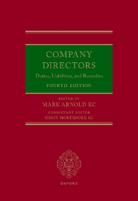 Company Directors: Duties, Liabilities, and Remedies 4th Revised edition