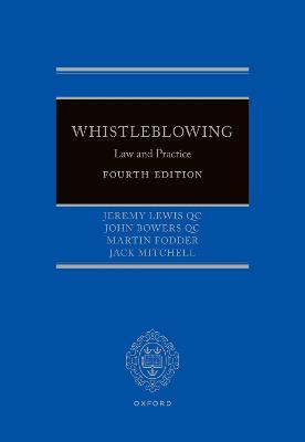 Whistleblowing: Law and Practice 4th Revised edition