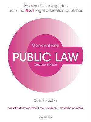 Public Law Concentrate: Law Revision and Study Guide 7th Revised edition