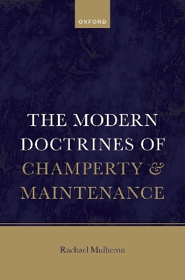 Modern Doctrines of Champerty and Maintenance
