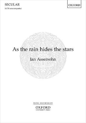 As the rain hides the stars