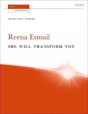 She Will Transform You Paperback, Vocal Score for Orchestration