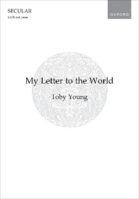 My Letter to the World SATB and piano