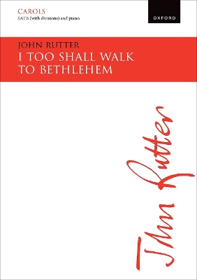 I too shall walk to Bethlehem Vocal score
