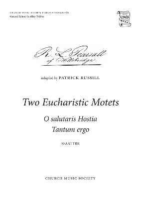 Two Eucharistic Motets Vocal score