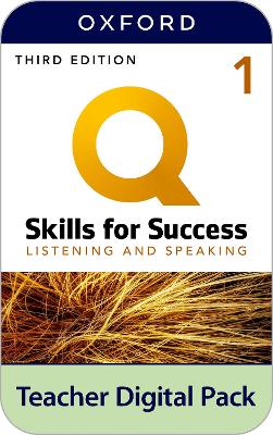 Q: Skills for Success: Level 1: Listening and Speaking Teacher Digital Pack 3rd Revised edition