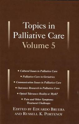 Topics in Palliative Care