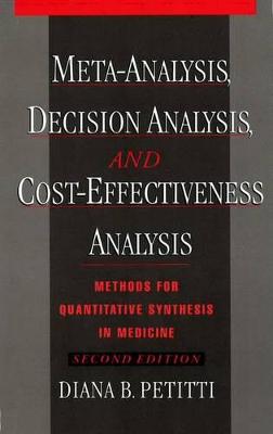 Meta-Analysis, Decision Analysis, and Cost-Effectiveness Analysis 2nd Revised edition