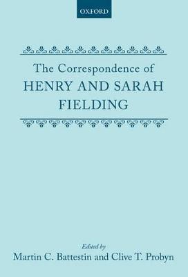 Correspondence of Henry and Sarah Fielding