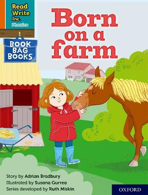 Read Write Inc. Phonics: Born on a farm (Orange Set 4 Book Bag Book 8) 1