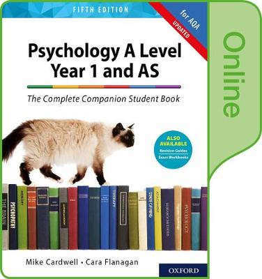 Complete Companions: AQA Psychology A Level: Year 1 and AS Student Book  Online Course Book 5th Revised edition