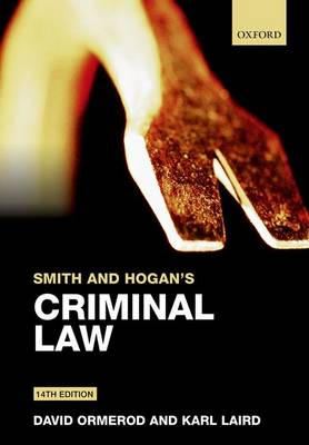 Smith and Hogan's Criminal Law 14th Revised edition