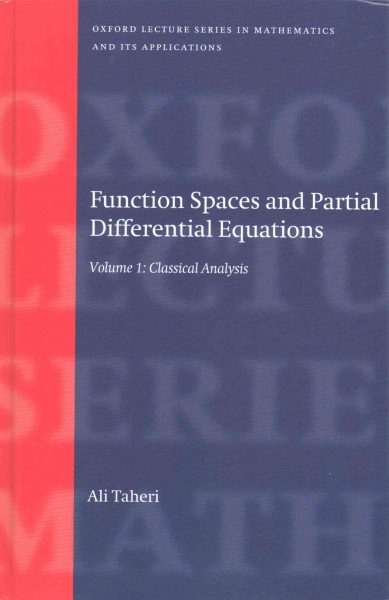 Function Spaces and Partial Differential Equations: 2 Volume set