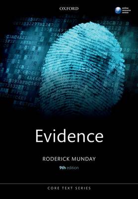 Evidence 9th Revised edition