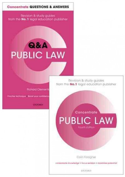 Public Law Revision Pack 2016: Law Revision and Study Guide