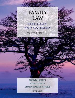 Family Law: Text, Cases, and Materials 4th Revised edition